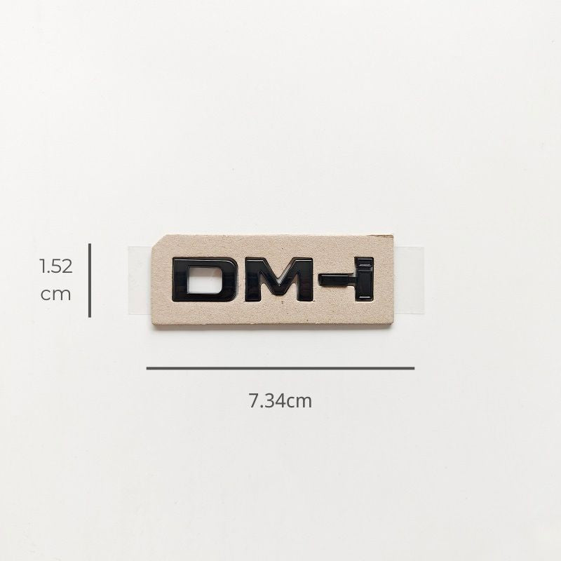 Rear Bumper Glossy Black Badges LOGO for BYD