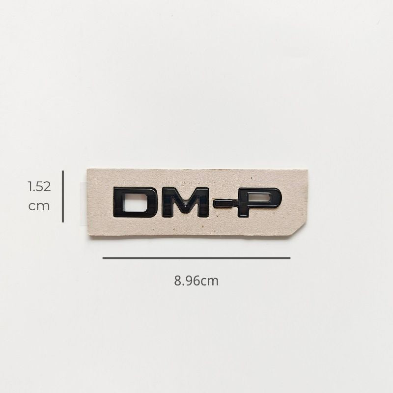 Rear Bumper Glossy Black Badges LOGO for BYD