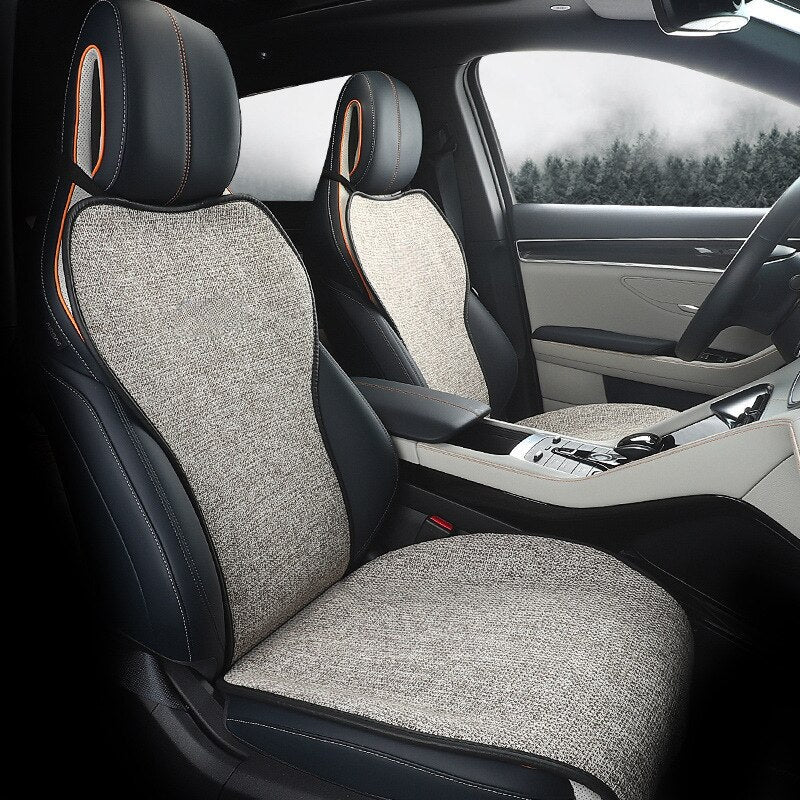 Linen Car Seat Cushion for BYD (5-seater full set)