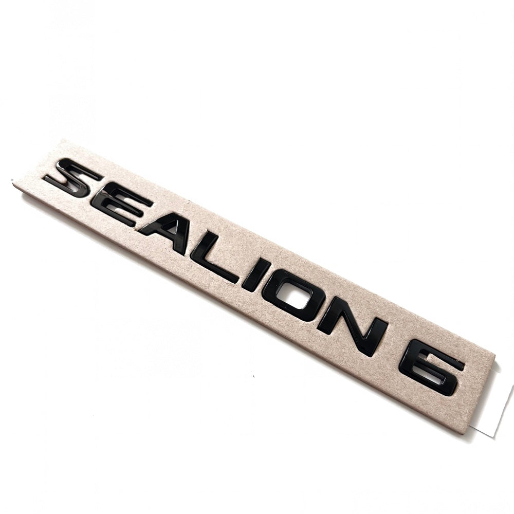 Rear Bumper Glossy Black Badges LOGO for BYD