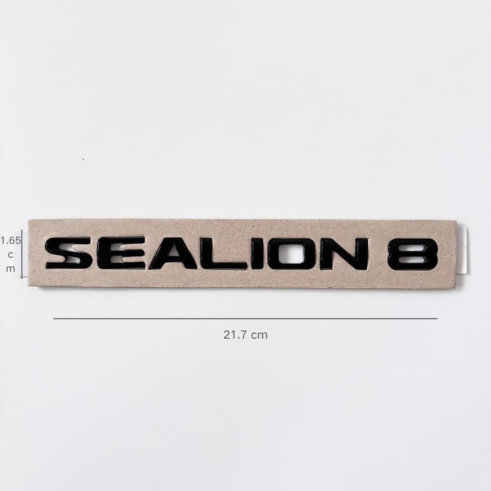 Rear Bumper Glossy Black Badges LOGO for BYD
