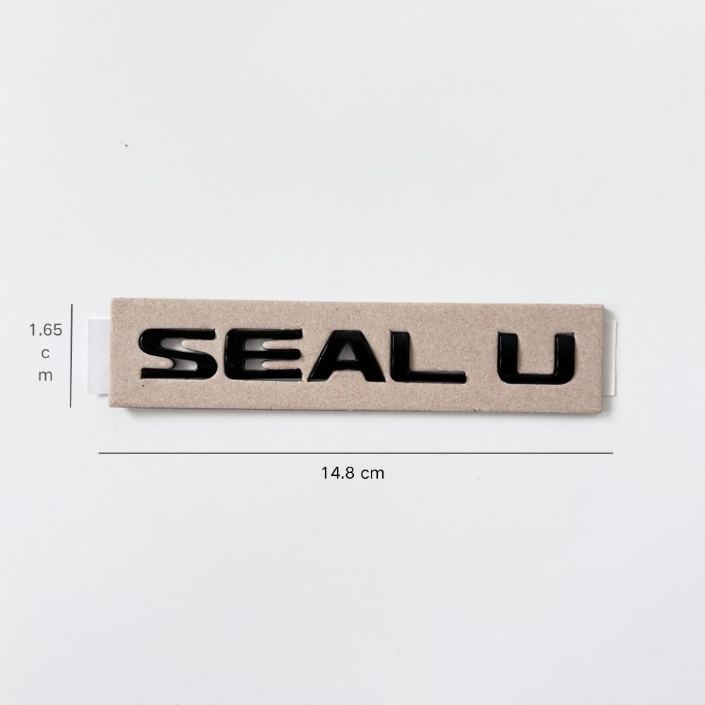 Rear Bumper Glossy Black Badges LOGO for BYD