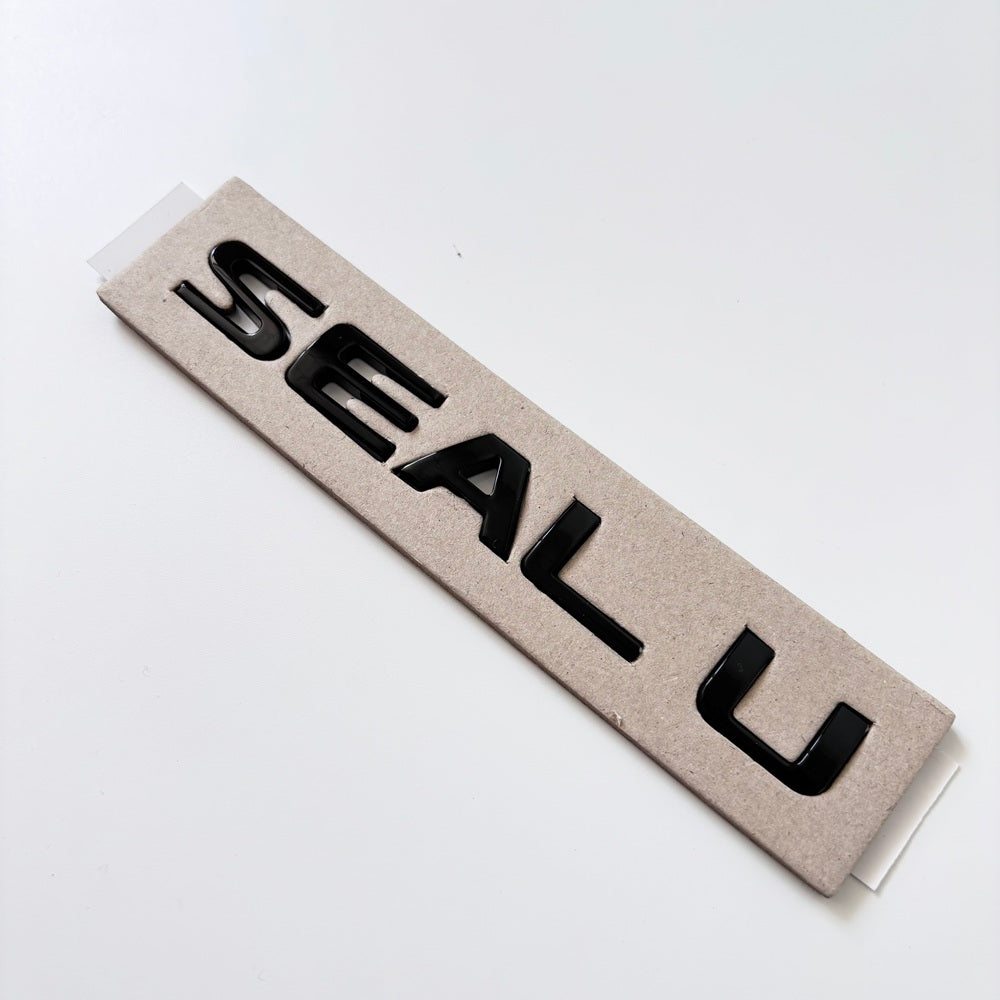 Rear Bumper Glossy Black Badges LOGO for BYD