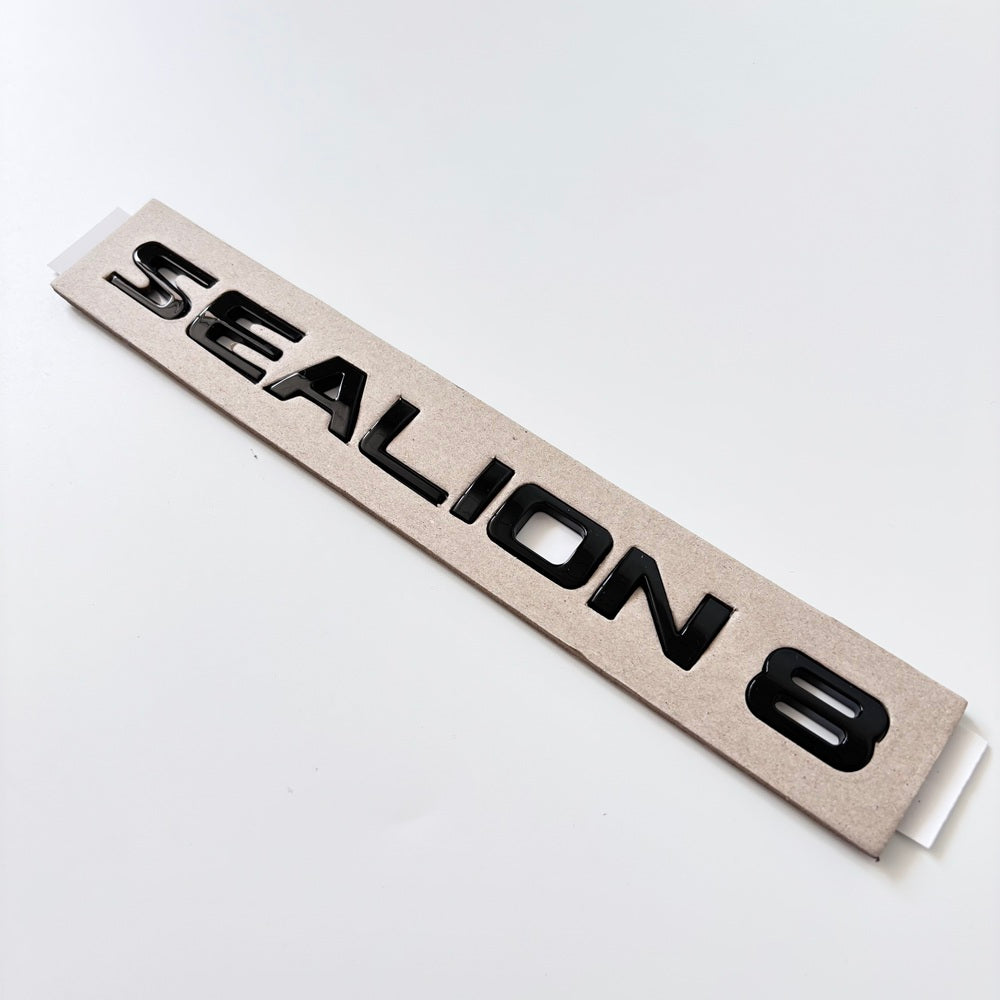 Rear Bumper Glossy Black Badges LOGO for BYD